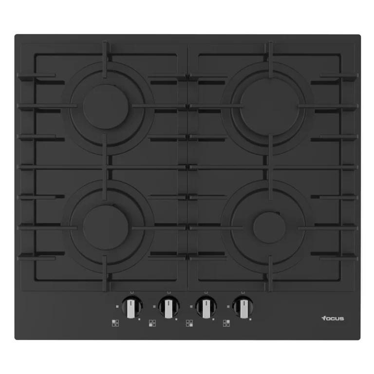 Plaque de cuisson FOCUS 4 feux en fonte Vitro Noir F.404B
