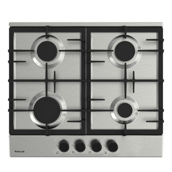 Plaque de cuisson FOCUS 4 Feux en fonte Inox F.408X