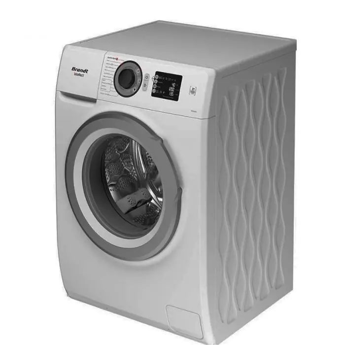 lave linge automatique machine a laver machine a laver brandt front 8kg 1400tr intellect a gris avec afficheur 3