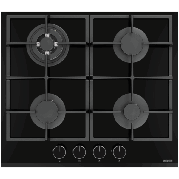 Plaque de cuisson INFINITY 4 Feux Vitro Noir H6021P07IS