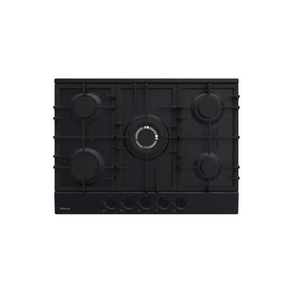 Plaque de cuisson FOCUS 5 Feux Fonte Noir 70 cm F.478B