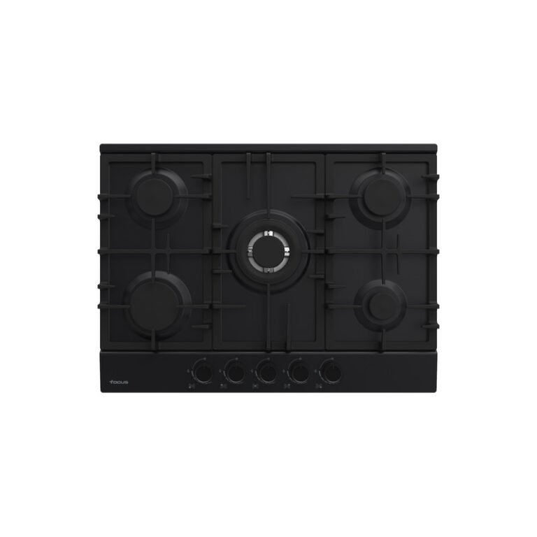 Plaque de cuisson FOCUS 5 Feux Fonte Noir 70 cm F.478B