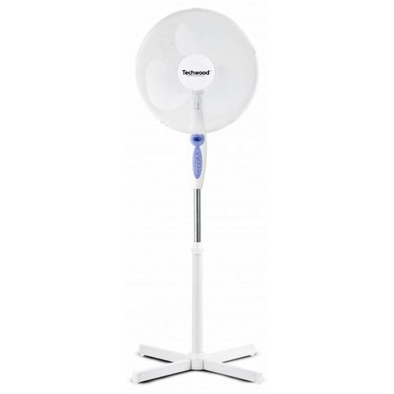 Ventilateur Sur Pied TECHWOOD Blanc TVE-473T